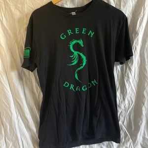 Black Oregon Brewery T-shirt, Green Dragon